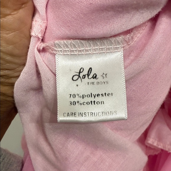 LOLA AND THE BOYS Size 6 Feather Sleeve Tired Tulle Dress Bubble Gum Pink - Picture 9 of 10